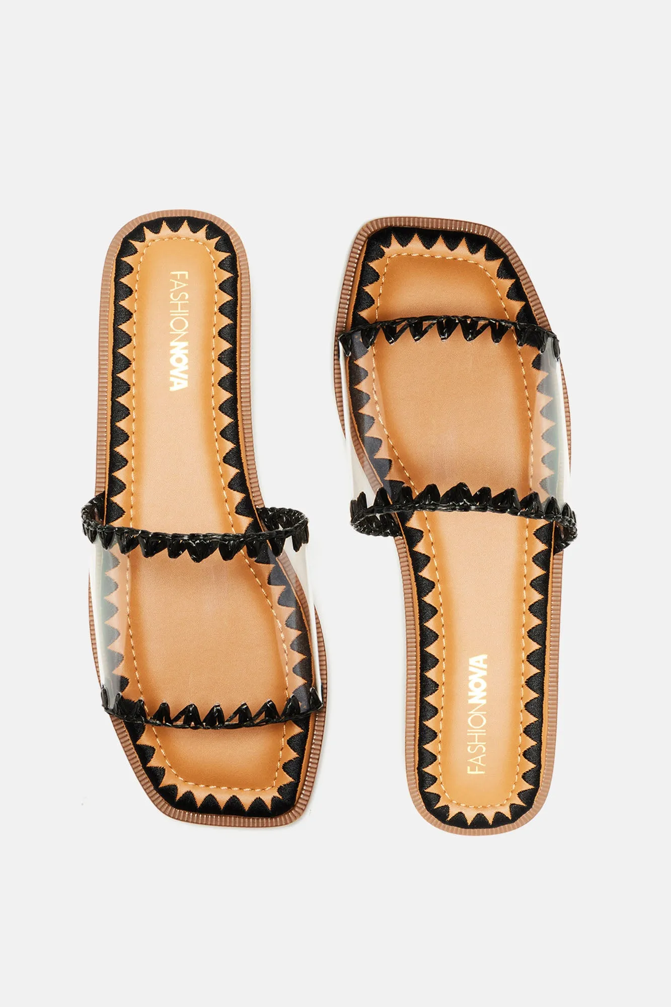 Alexia Flat Sandals - Black
