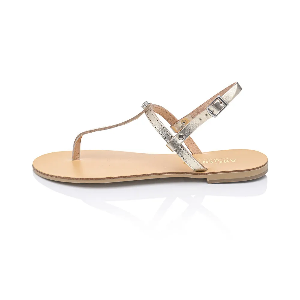 Ancientoo T-Straps Sandals Peitho