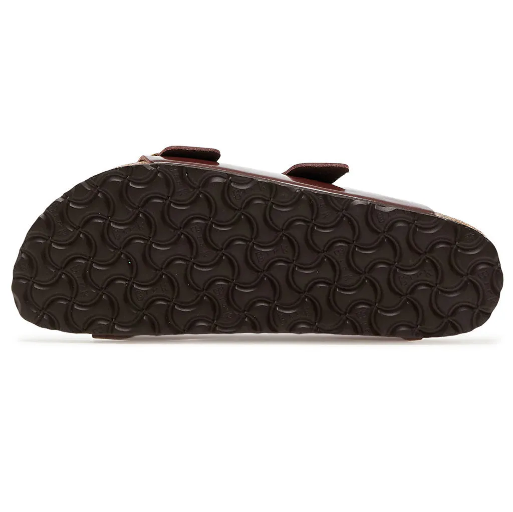 Arizona Big Buckle Leather Unisex Slides Sandals