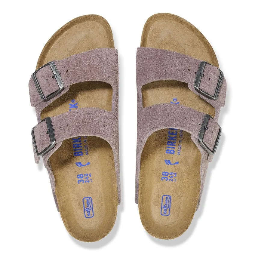 Arizona | Soft Footbed | Suede | Faded Purple