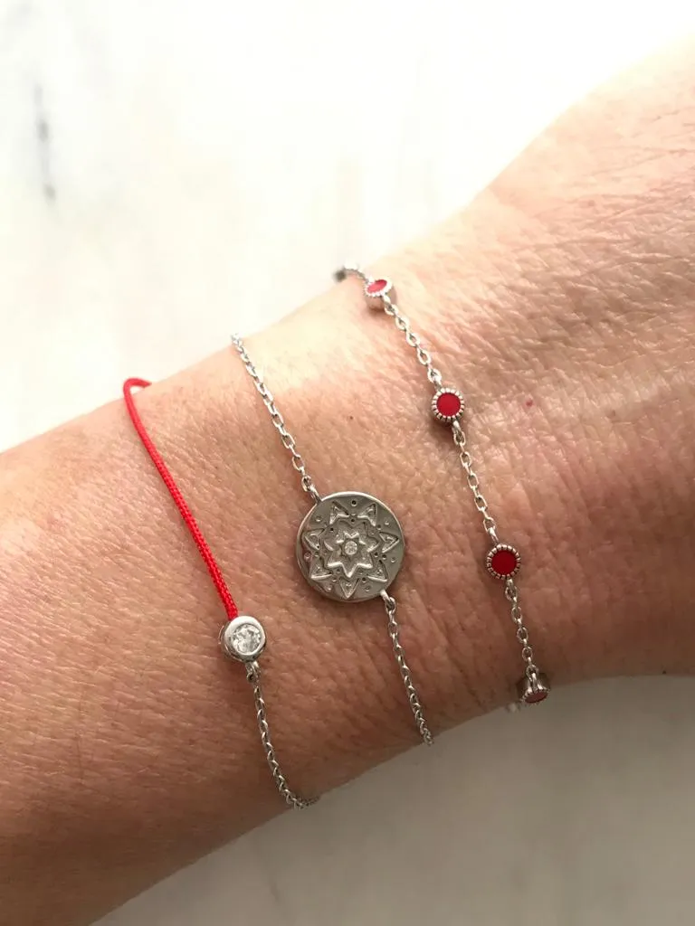BG-7/SR - Chain and Bead Bracelet