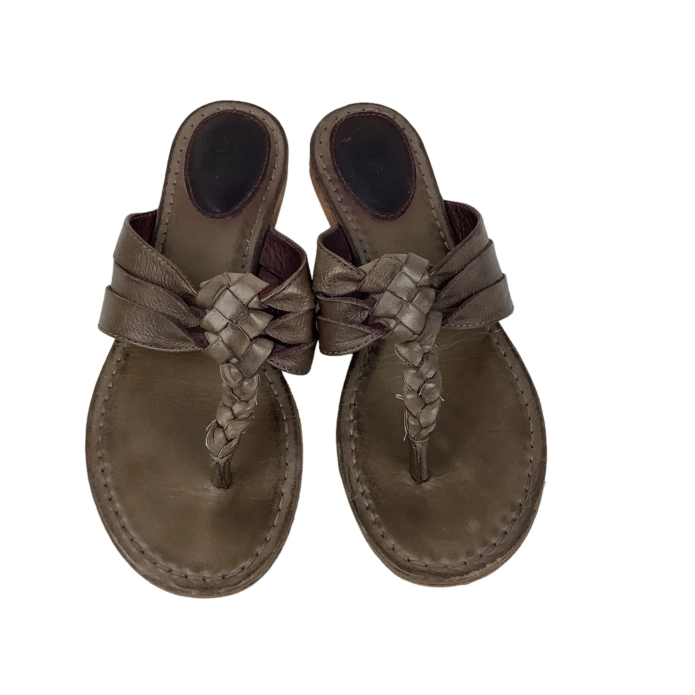 Brown Sandals Designer Frye, Size 7