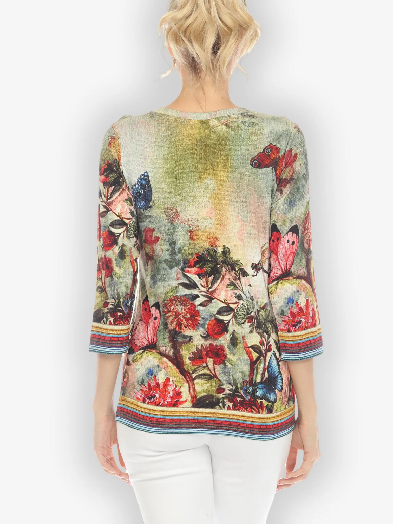 Chrysanthemum and Butterfly Exclusive Tee
