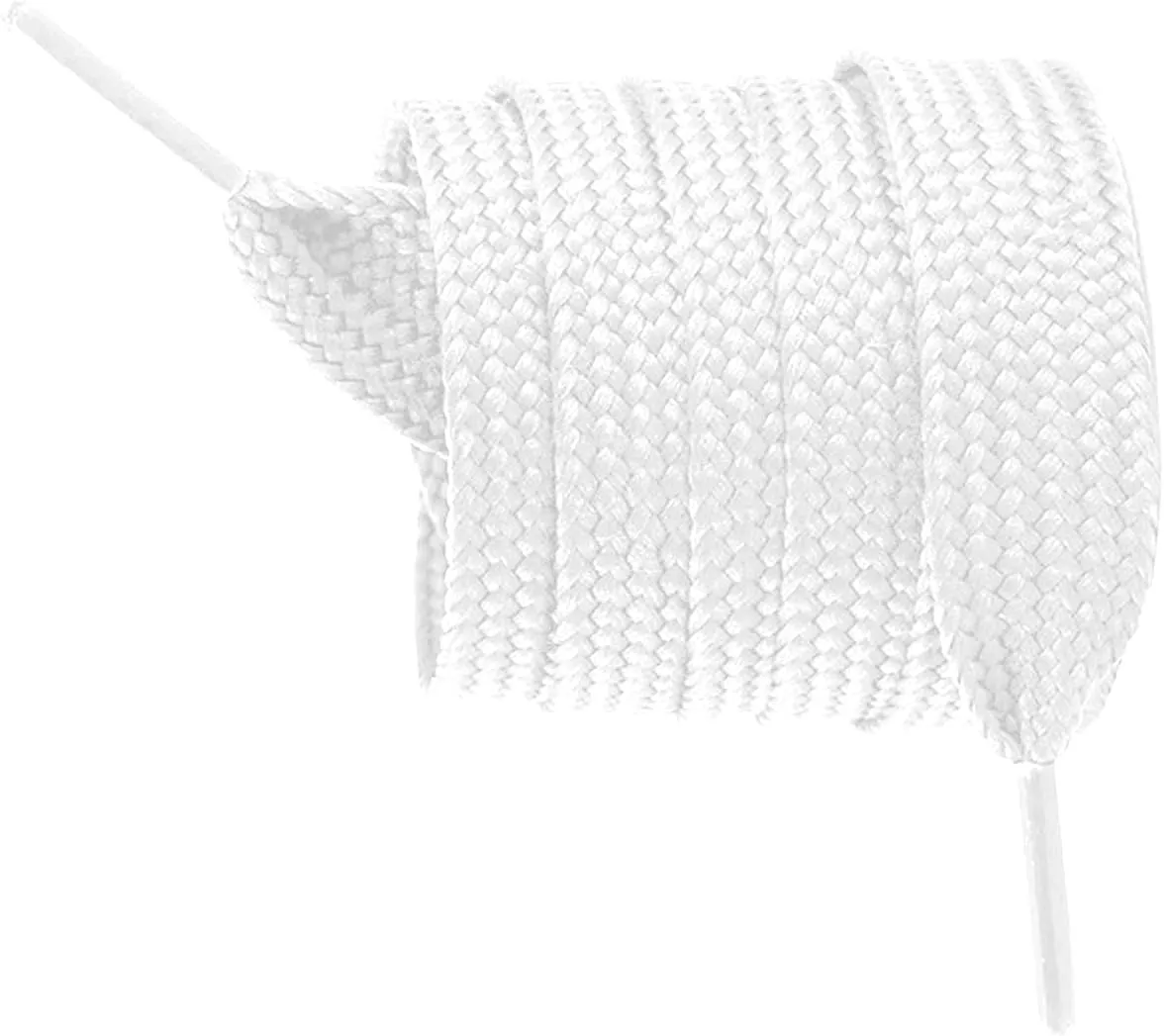 CHZM501 2 Pairs 2CM Fat Wide Jumbo Thick Flat Campus ShoeLaces for Sneakers,3/4" Fat Wide Shoe laces for Sneakers