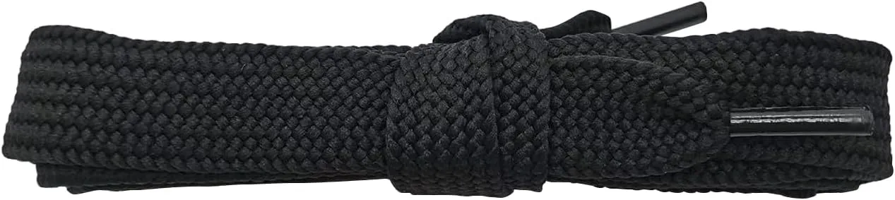 CHZM501 2 Pairs 2CM Fat Wide Jumbo Thick Flat Campus ShoeLaces for Sneakers,3/4" Fat Wide Shoe laces for Sneakers