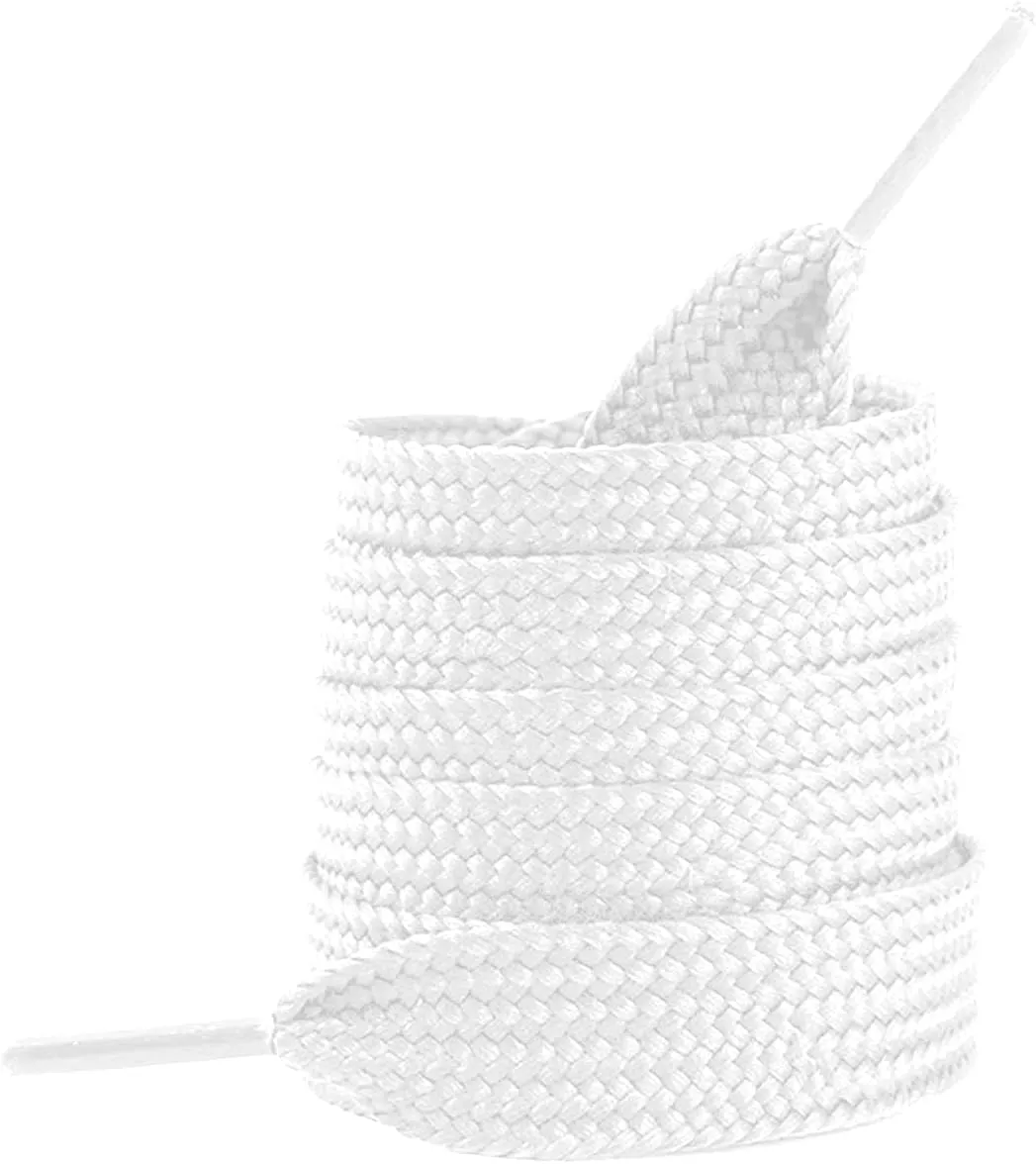 CHZM501 2 Pairs 2CM Fat Wide Jumbo Thick Flat Campus ShoeLaces for Sneakers,3/4" Fat Wide Shoe laces for Sneakers