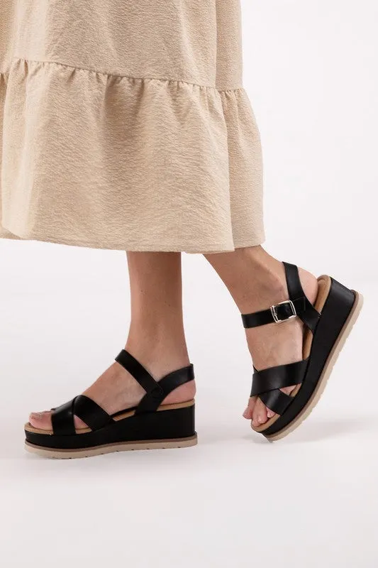 Contemporary Chic Wedge Sandals