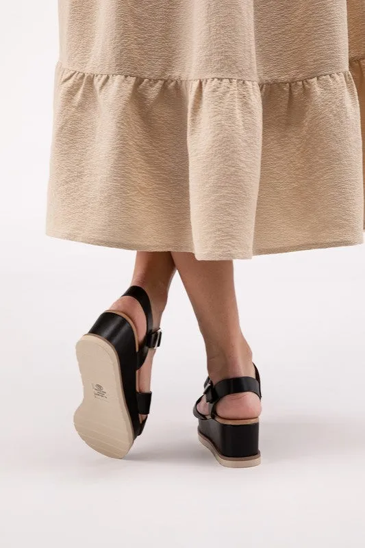Contemporary Chic Wedge Sandals