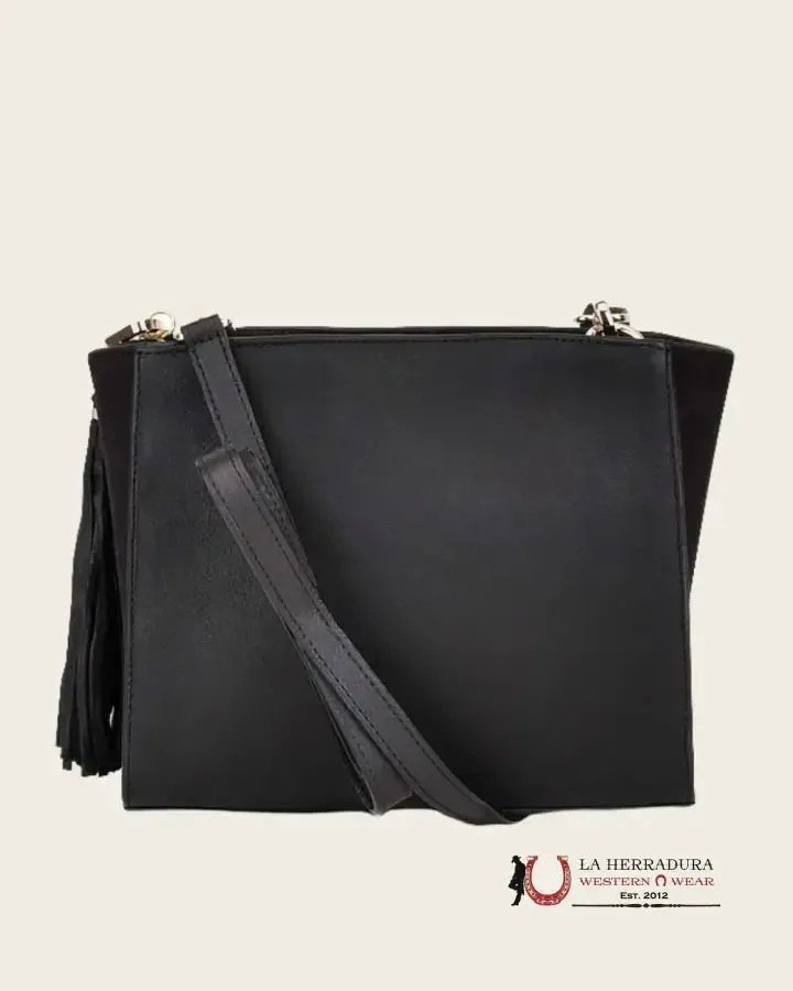 CUADRA MANTARRAYA BLACK STUDS BAG