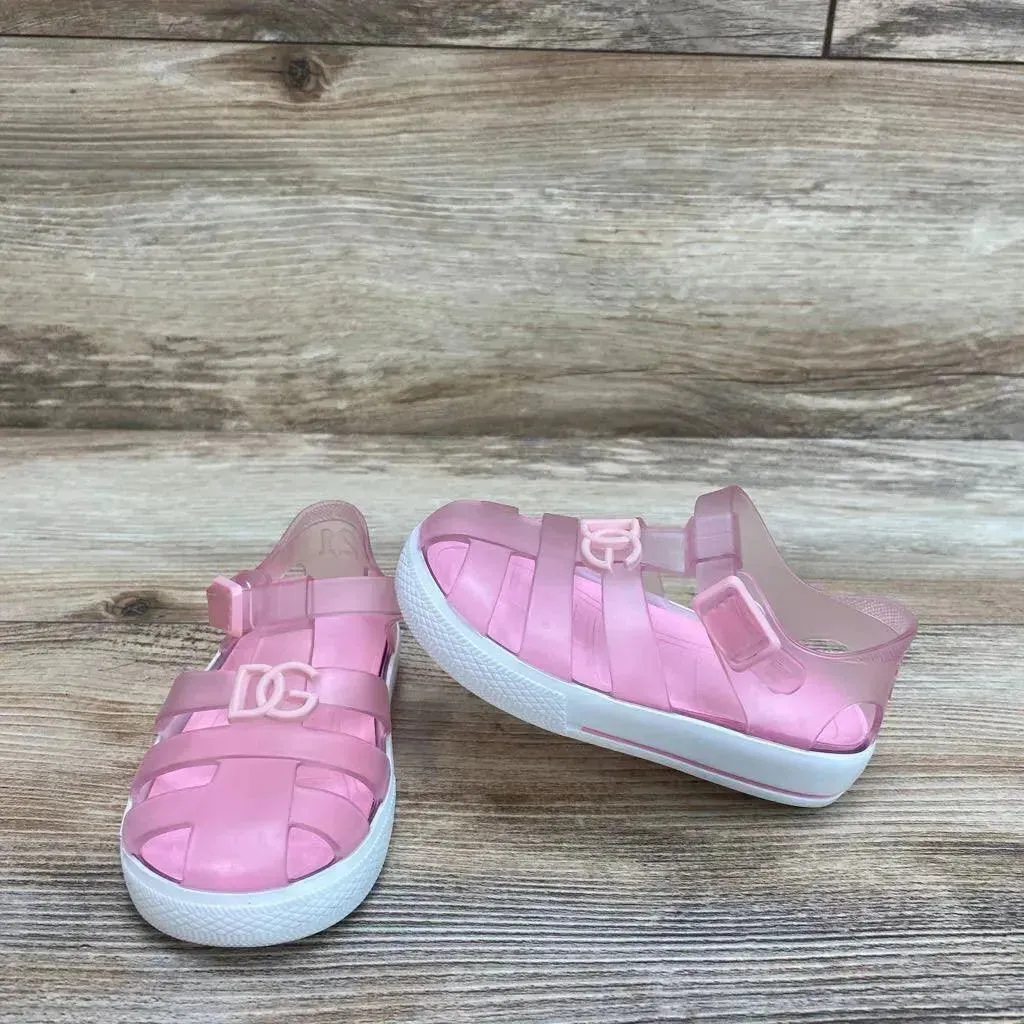 Dolce & Gabbana Rubber First Steps Sandals w/DG Logo sz 5c