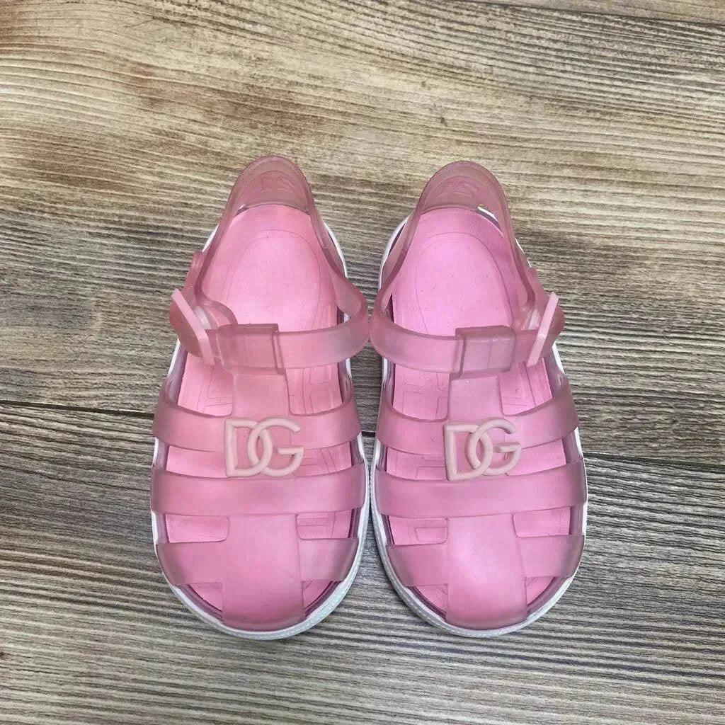 Dolce & Gabbana Rubber First Steps Sandals w/DG Logo sz 5c