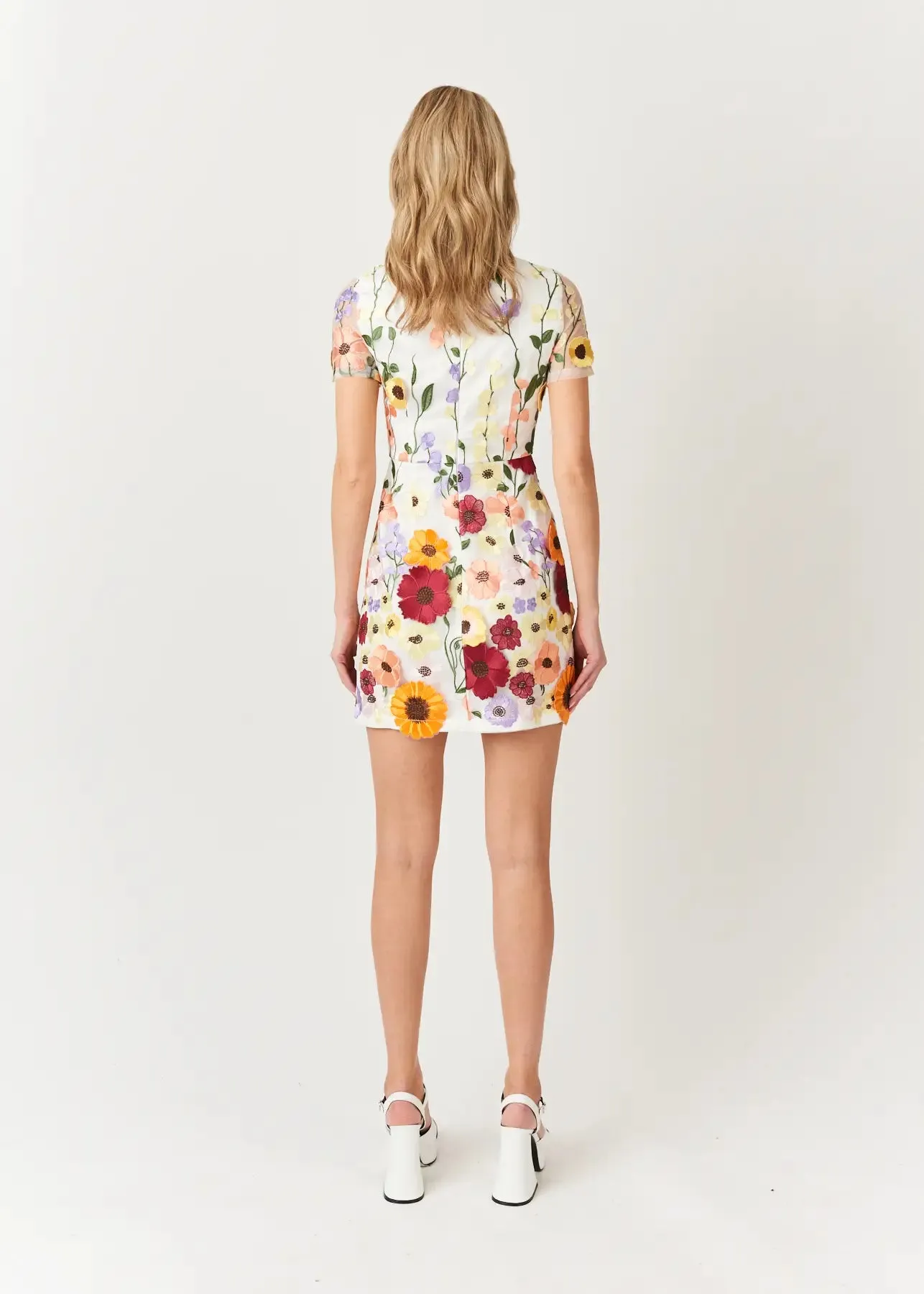 Doris Floral Printed Mini Dress
