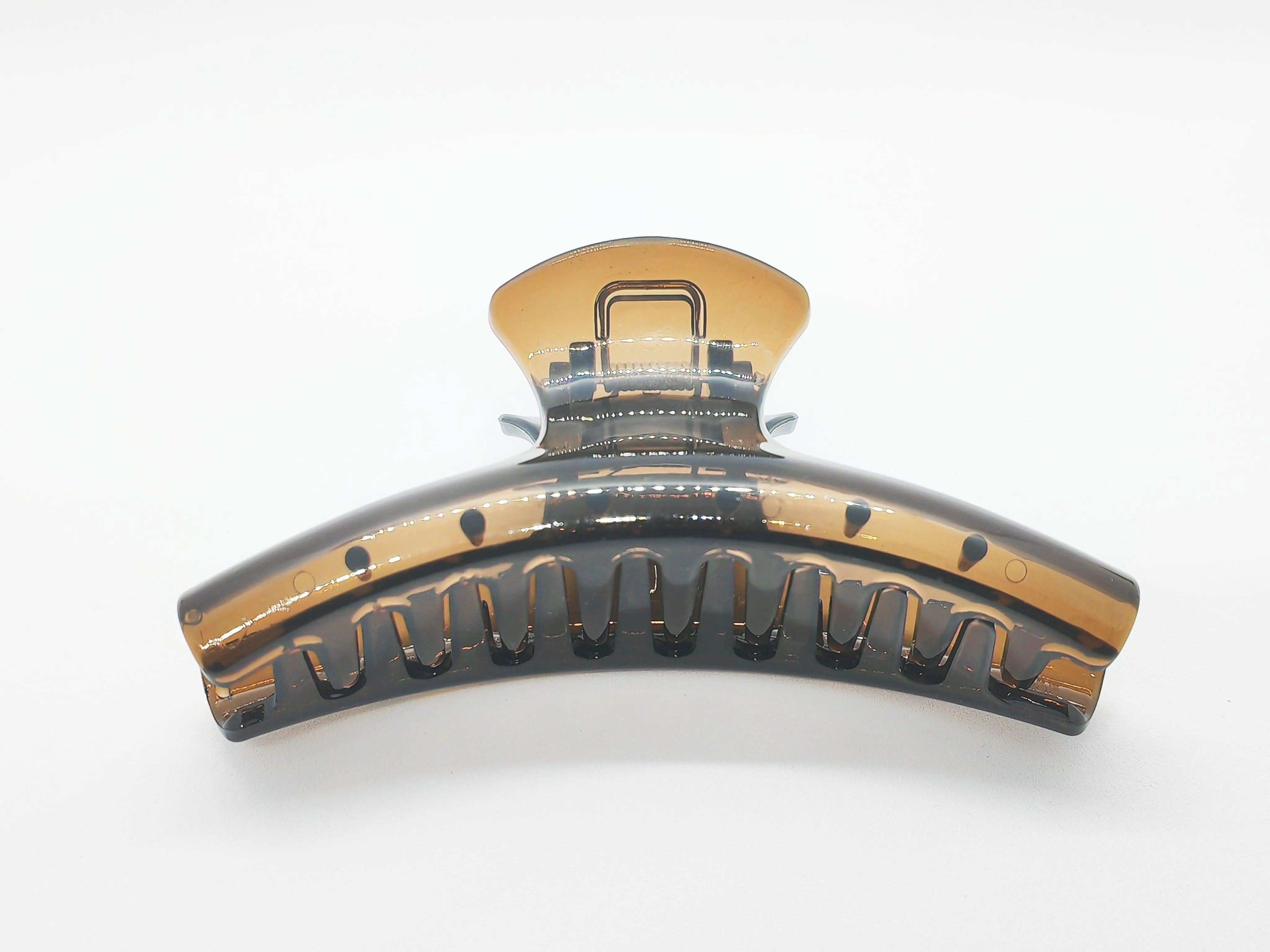 Elegant Transparent Curved Hair Claw Clip