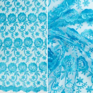 Embroidered Lace BF-2678 Blue