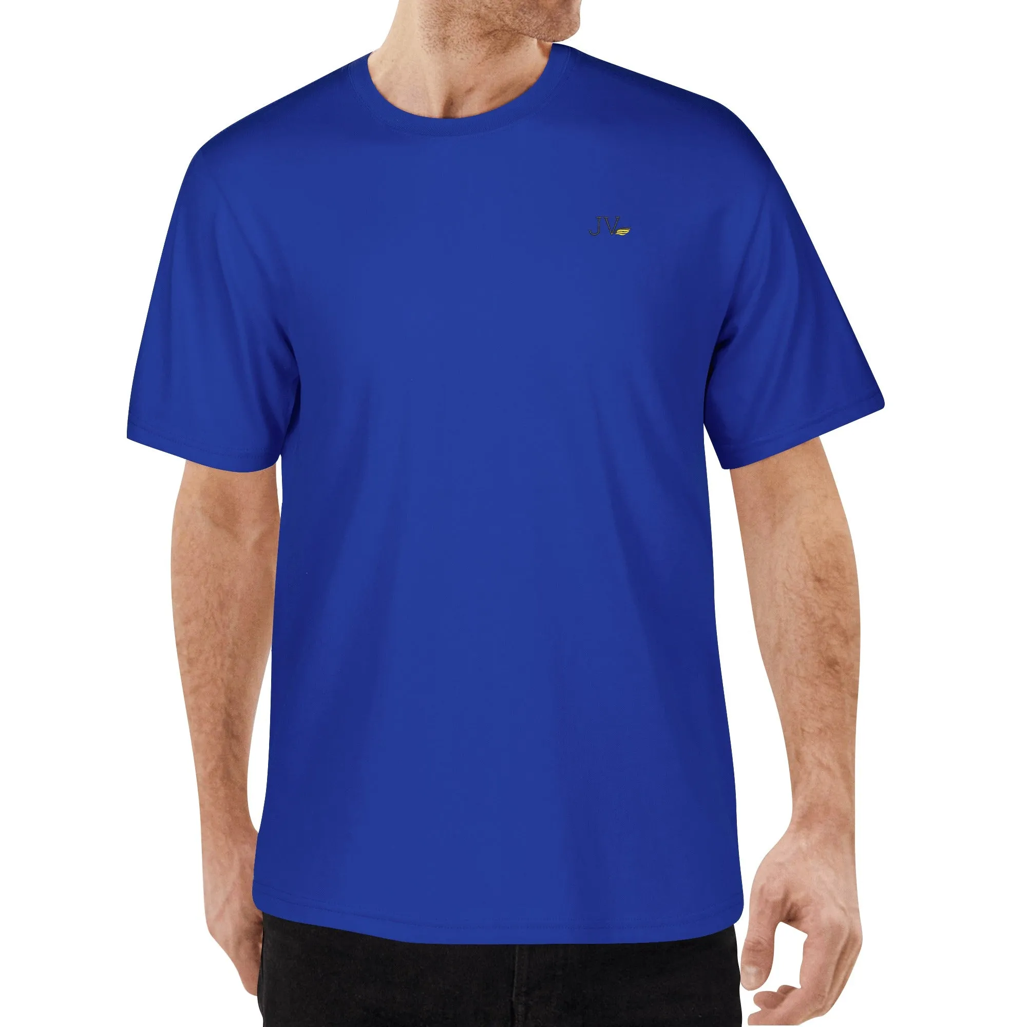 Embroidered Mens Cotton T shirt (Chest Design)