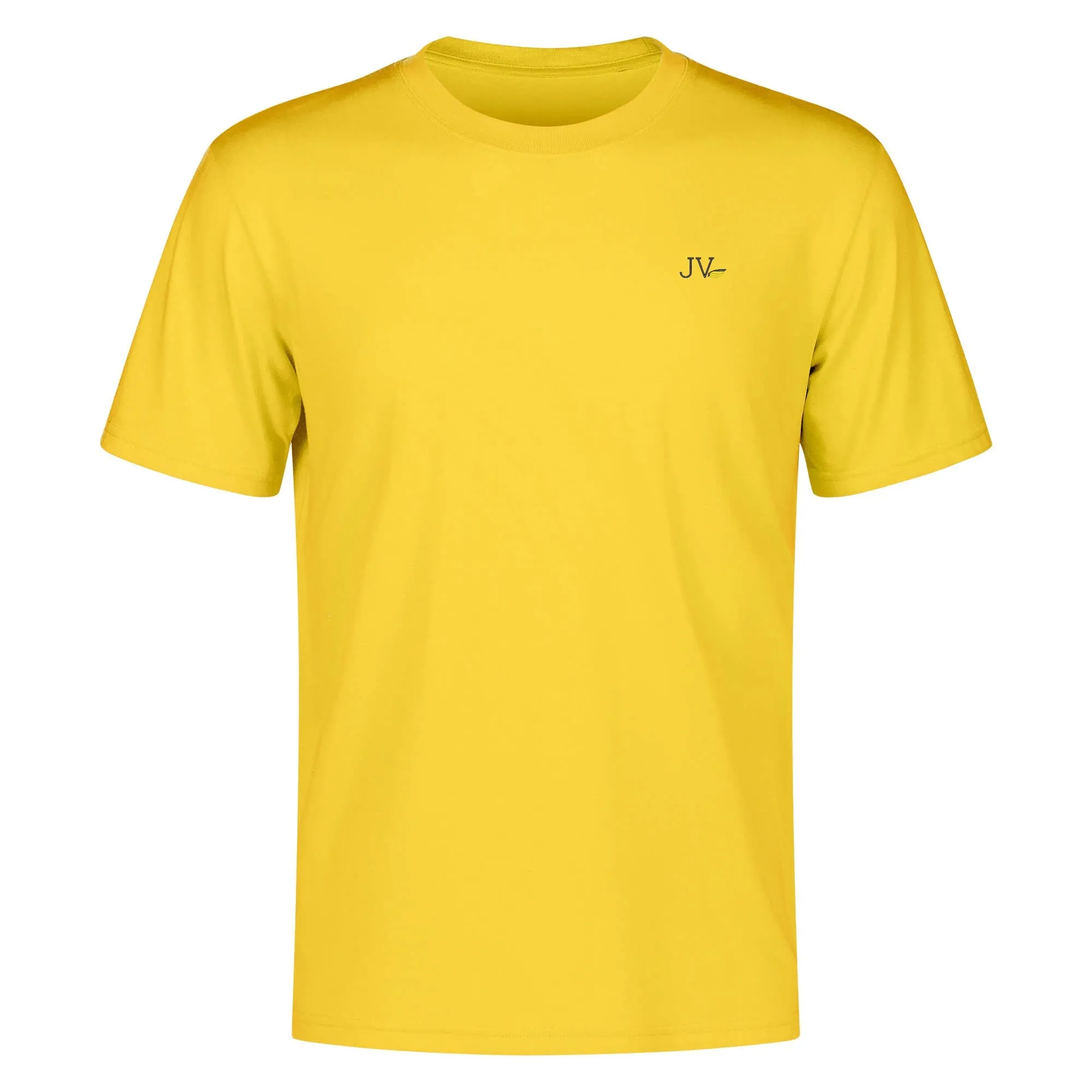 Embroidered Mens Cotton T shirt (Chest Design)