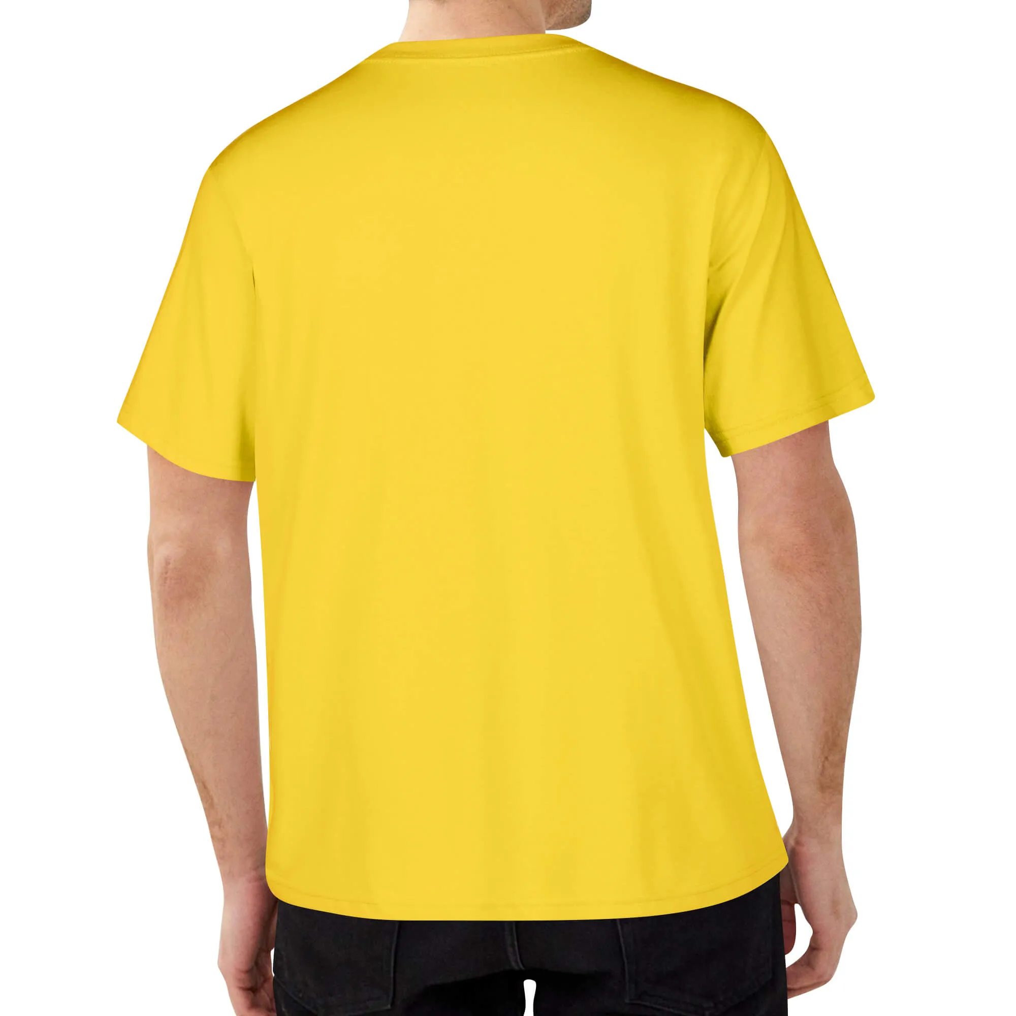 Embroidered Mens Cotton T shirt (Chest Design)