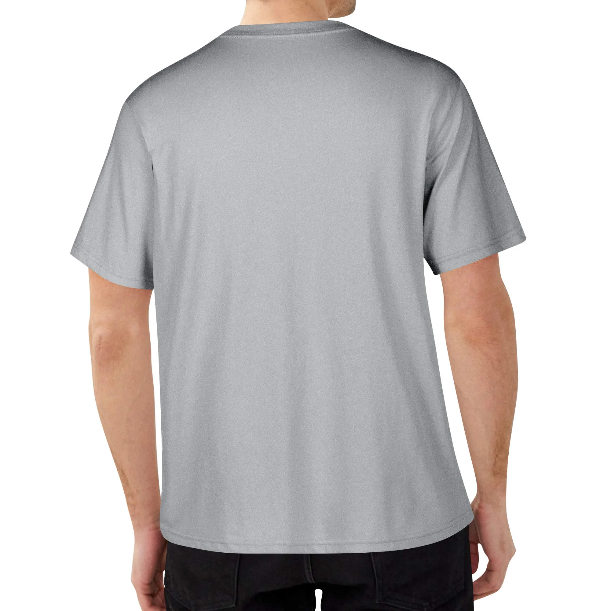 Embroidered Mens Cotton T shirt (Chest Design)