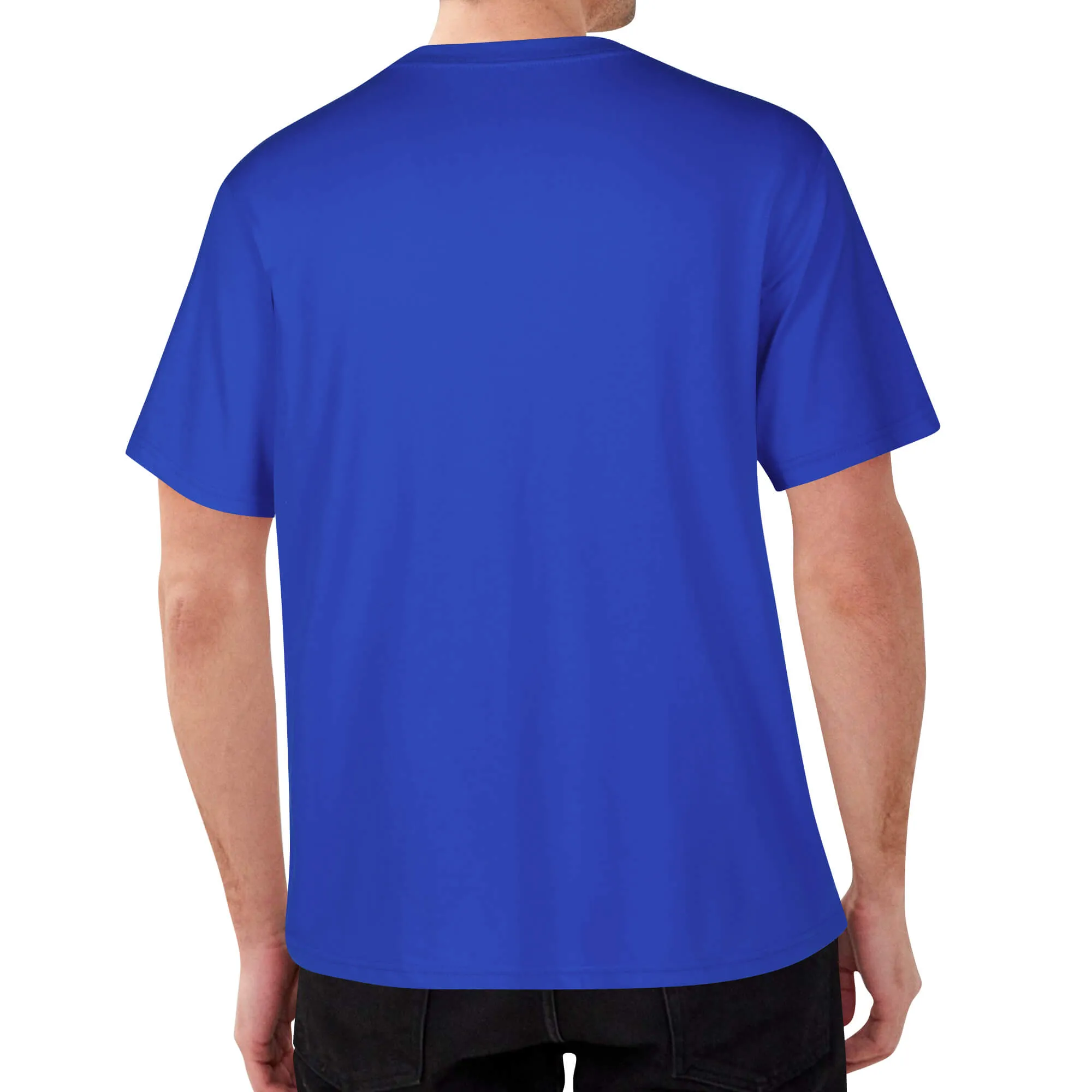 Embroidered Mens Cotton T shirt (Chest Design)
