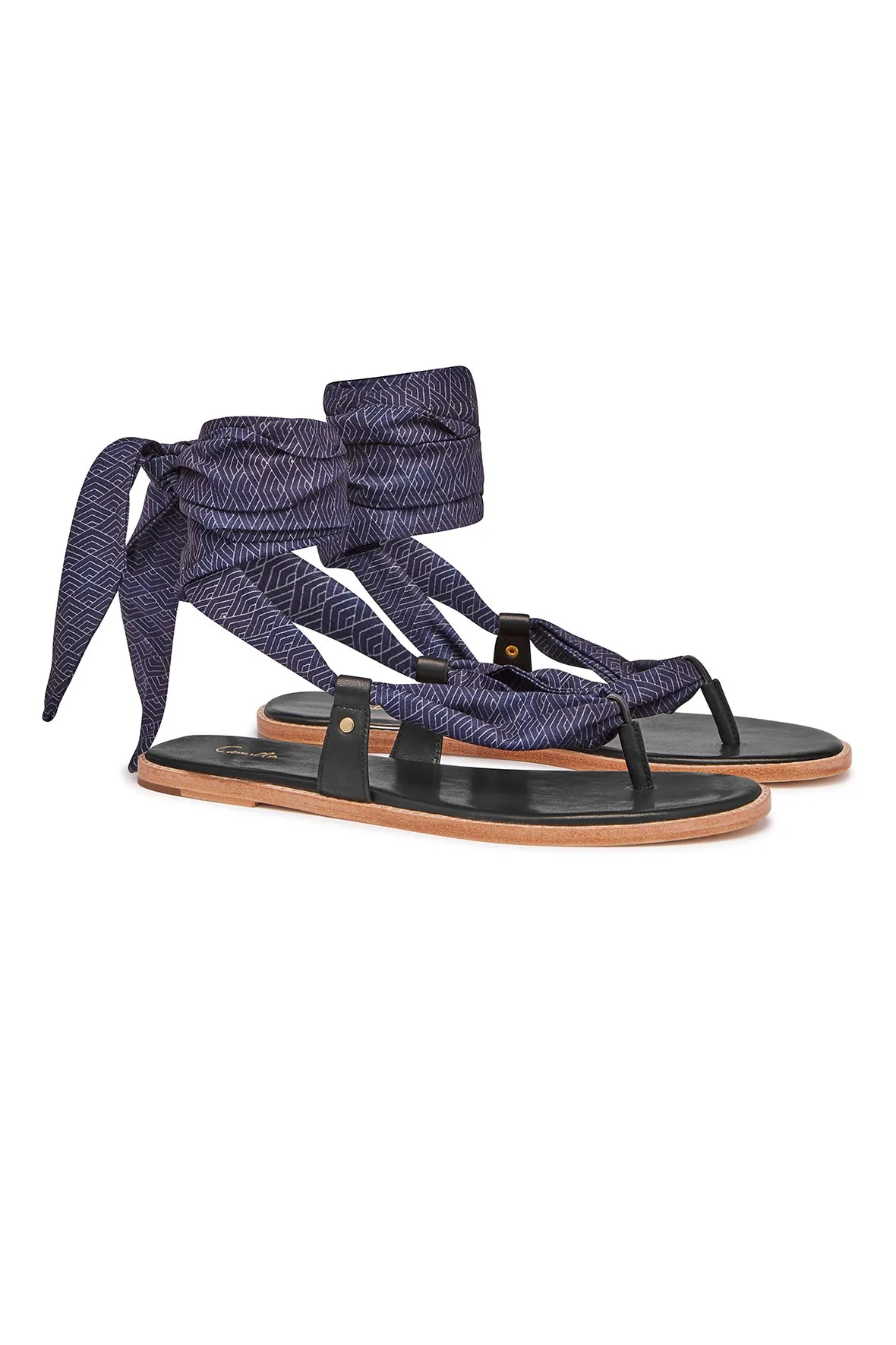 FABRIC TIE SANDAL FARAWAY FLORALS