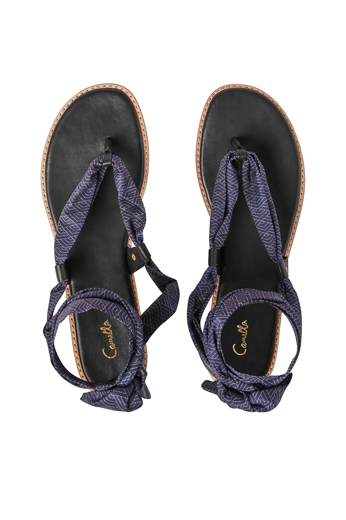 FABRIC TIE SANDAL FARAWAY FLORALS
