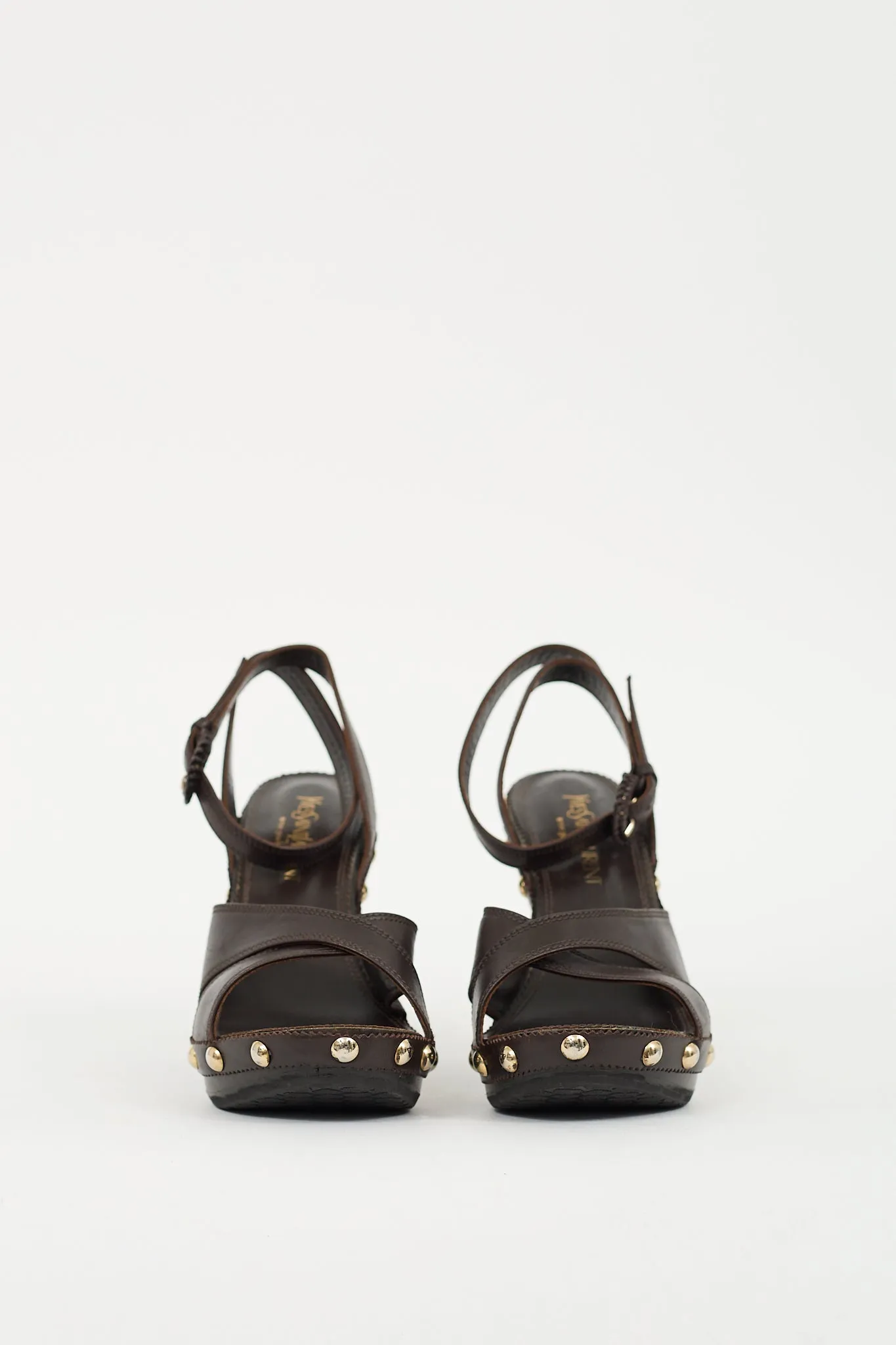 Fall 2005 Brown Leather Platform Sandal
