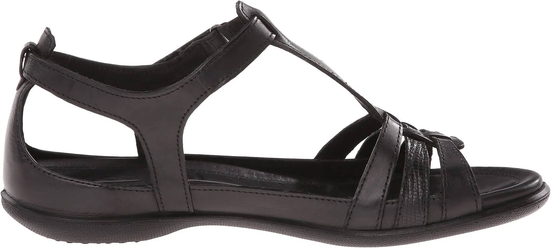 Flash T-Strap Sandal ECCO, Black/Black