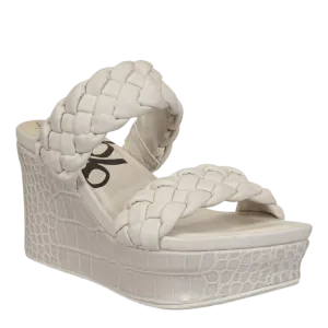 FLUENT in IVORY Wedge Sandals