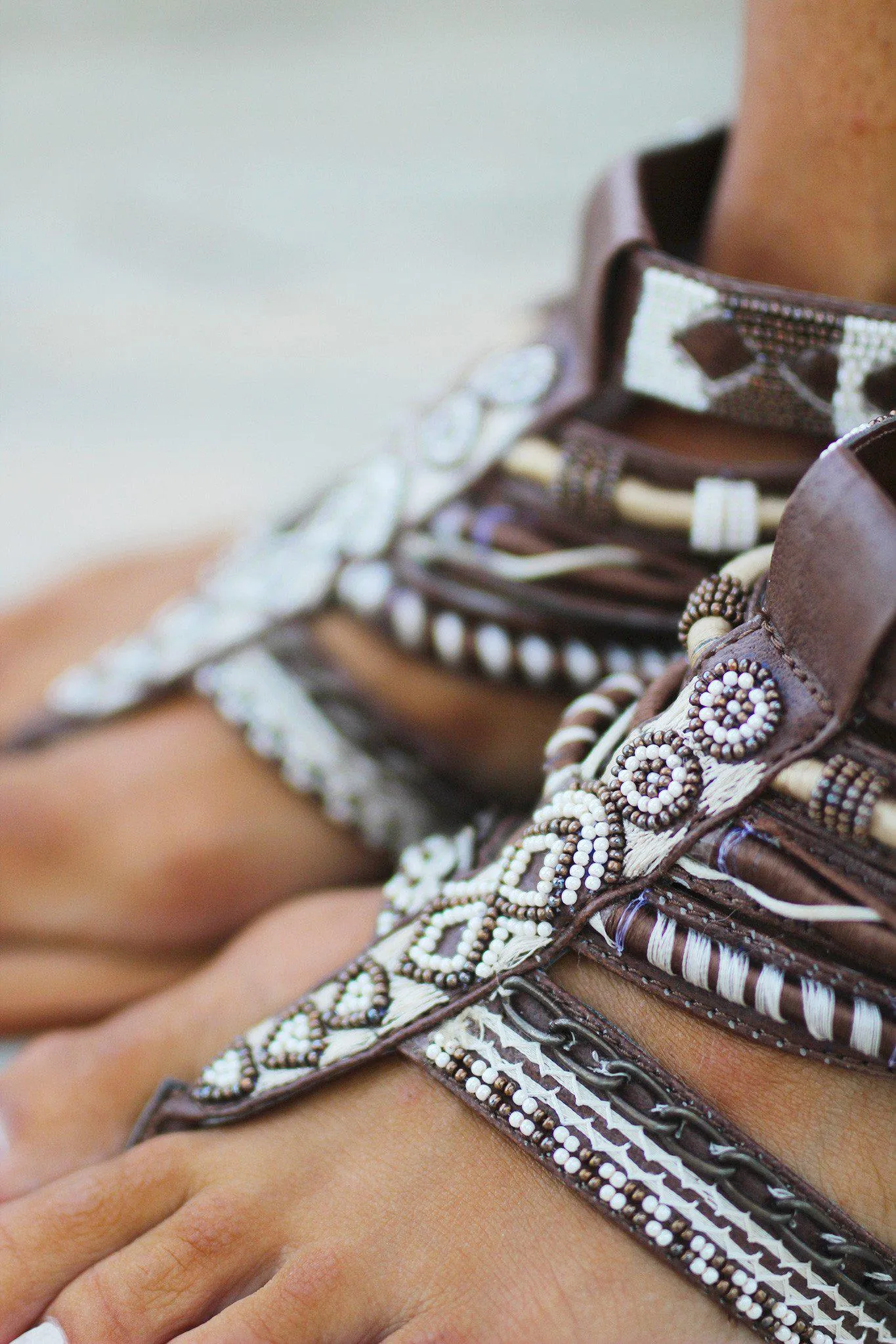 Foo Sah Chocolate Sandals