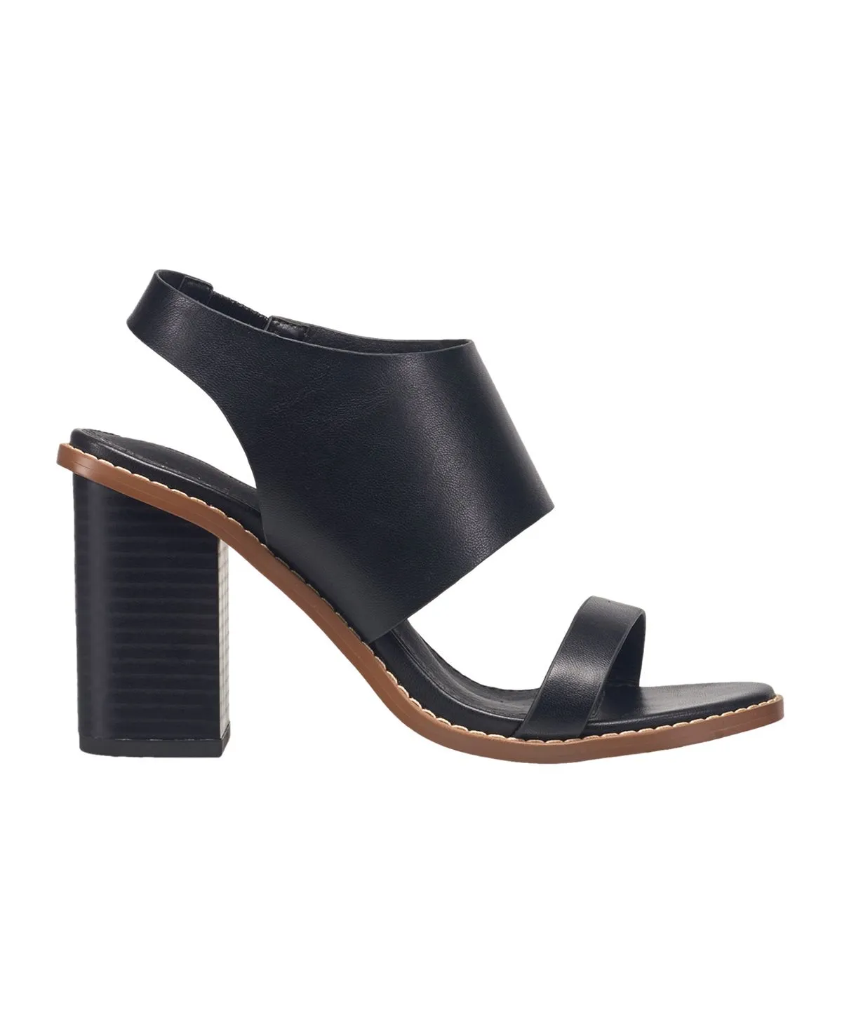 French Connection Women's Lori Block Heel Sandals, Black