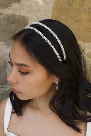 Genevieve Double Row Head Band