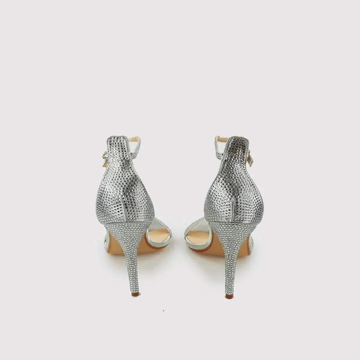 GIANI Stiletto Anklestrap Diamante Sandal