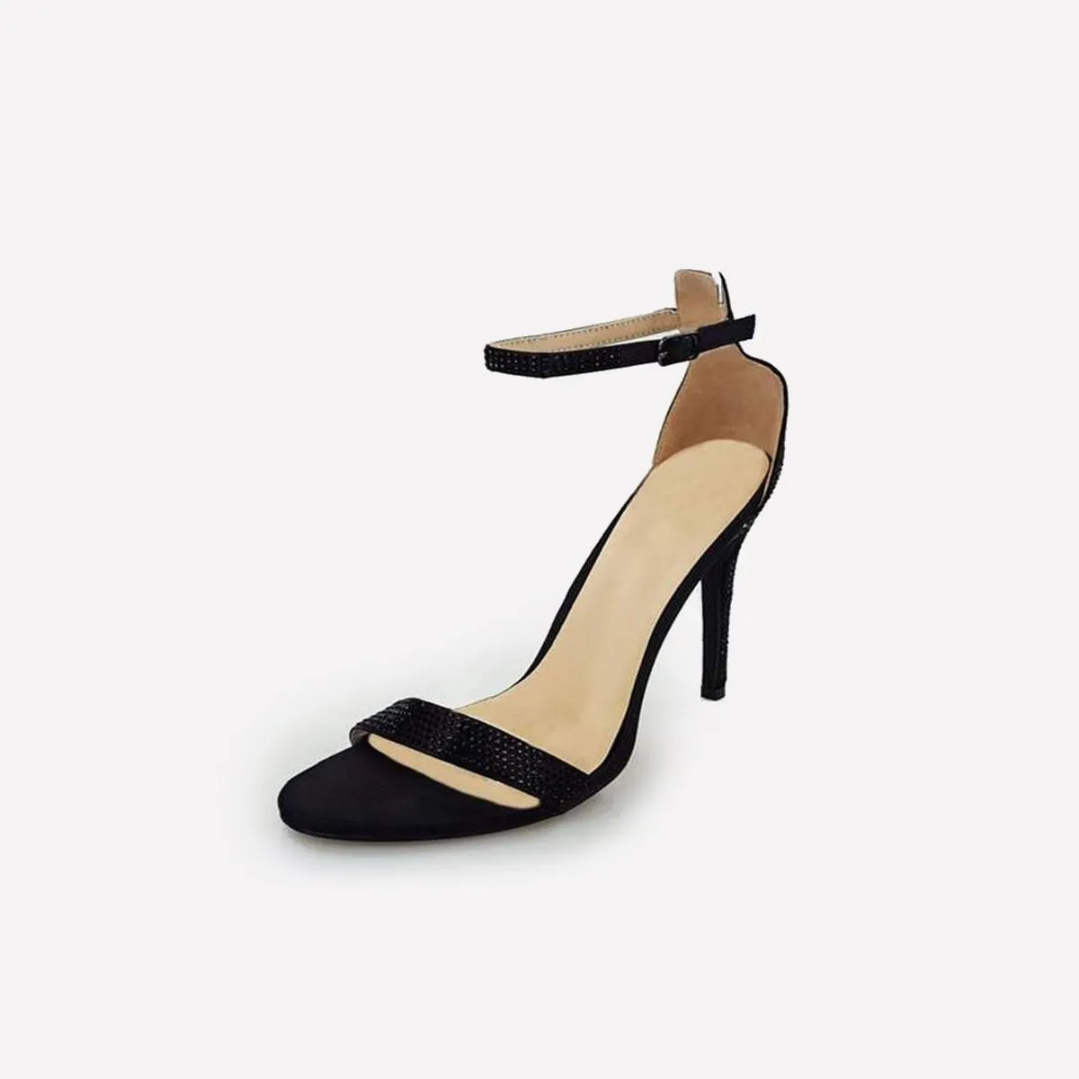 GIANI Stiletto Anklestrap Diamante Sandal