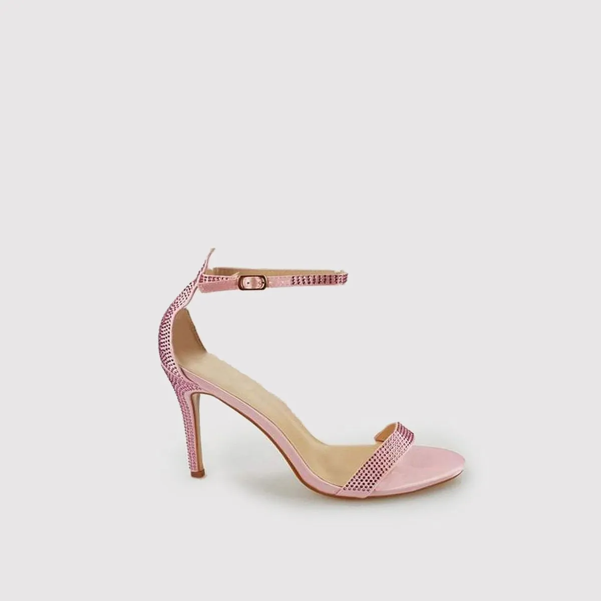 GIANI Stiletto Anklestrap Diamante Sandal