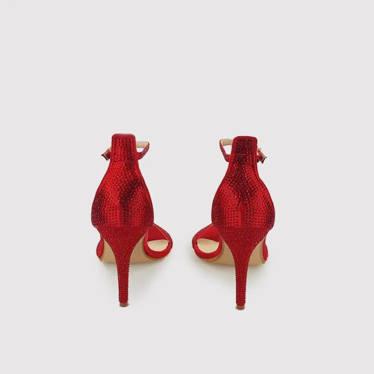 GIANI Stiletto Anklestrap Diamante Sandal