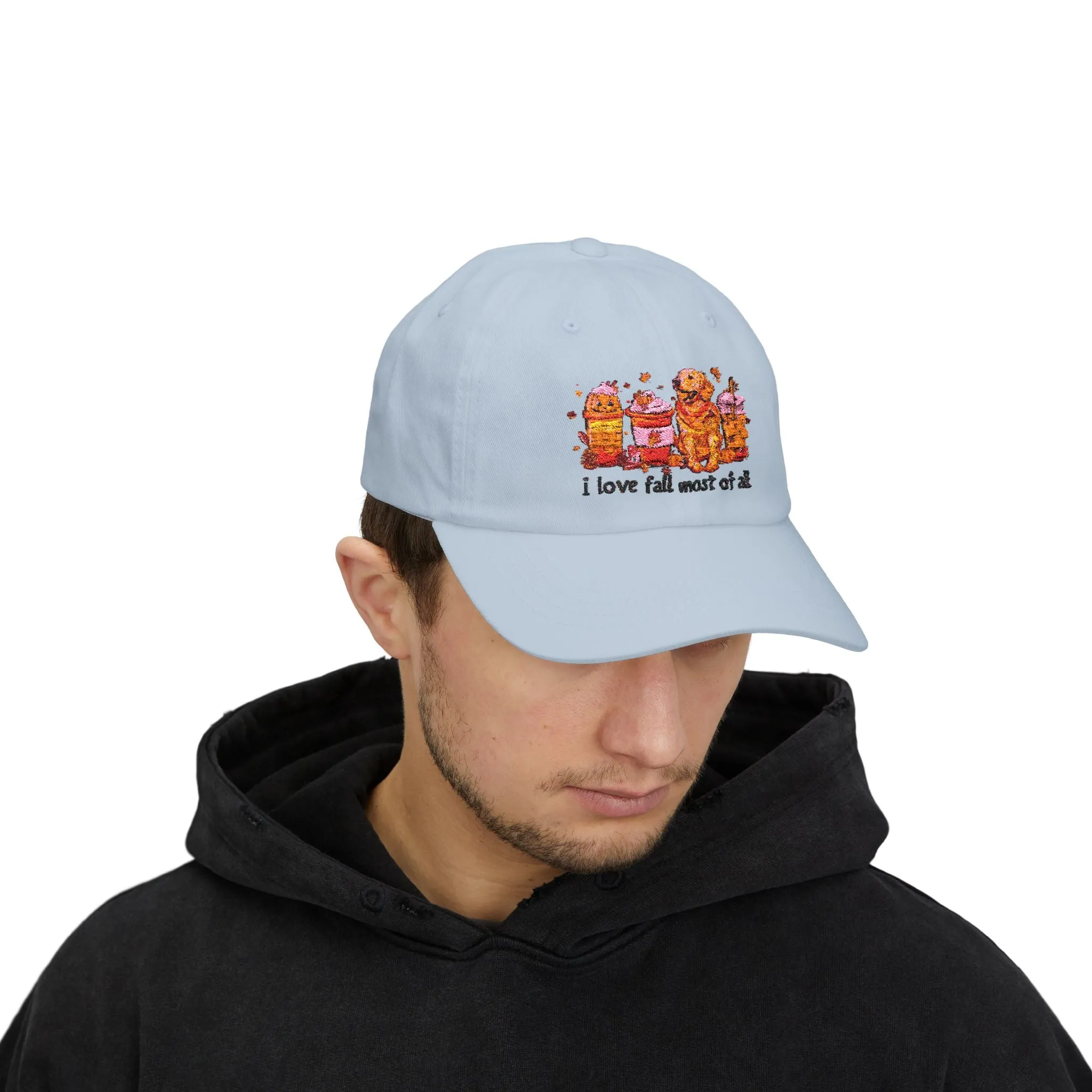 Golden Retriever Fall Embroidered Cap