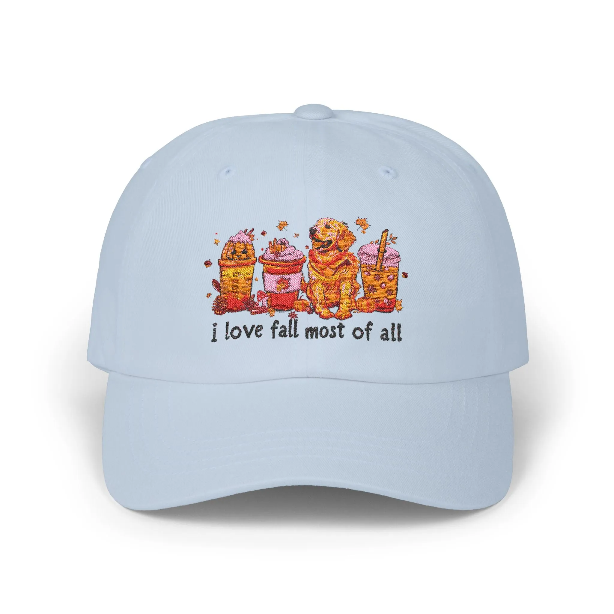 Golden Retriever Fall Embroidered Cap