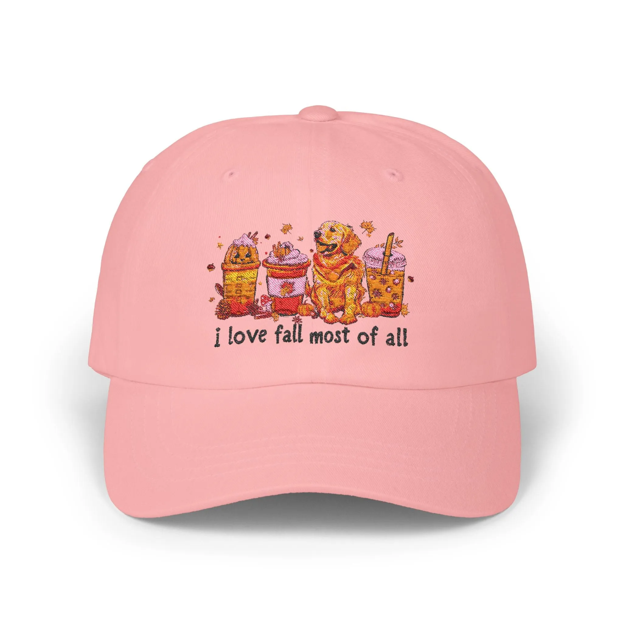 Golden Retriever Fall Embroidered Cap