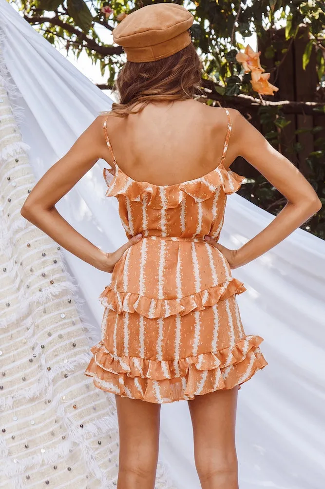 Haldane Dress Orange