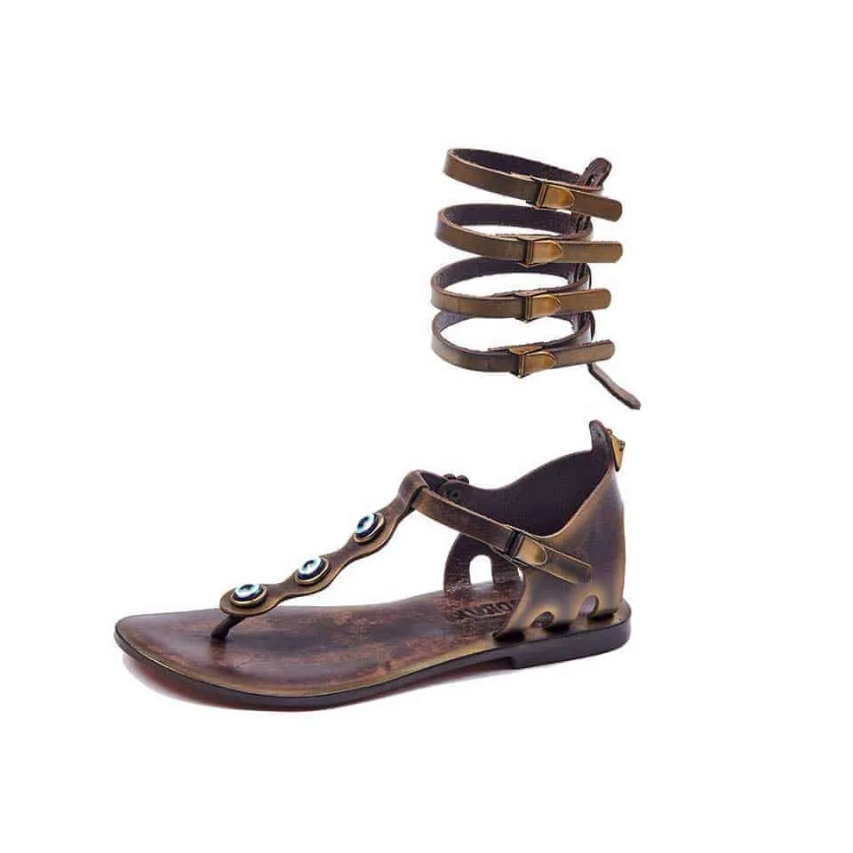 Handmade Leather Gladiator Sandals 602