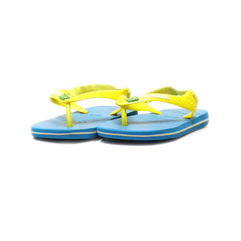 Havaianas Flat Sandals Eva White Colour For Kids