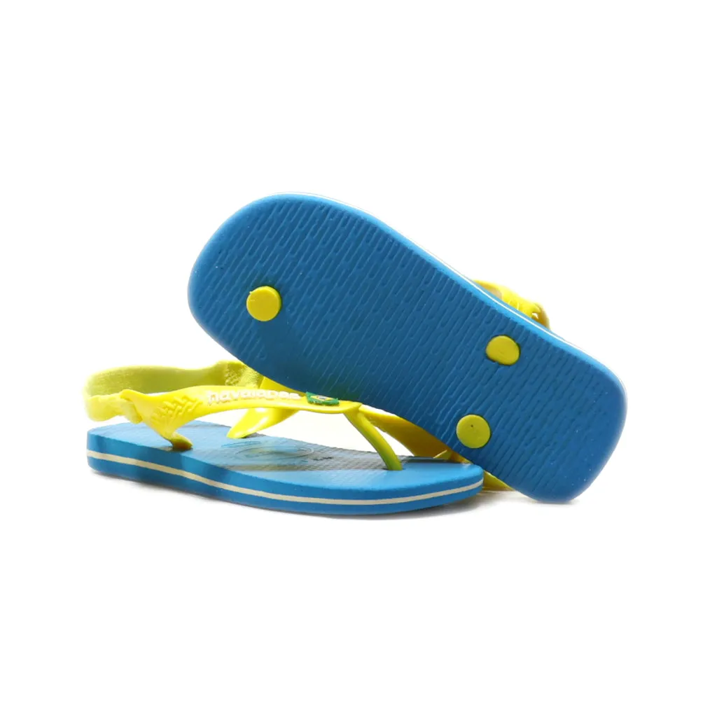 Havaianas Flat Sandals Eva White Colour For Kids