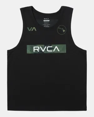 Hawaii Va Box Fill Tank Top - Black
