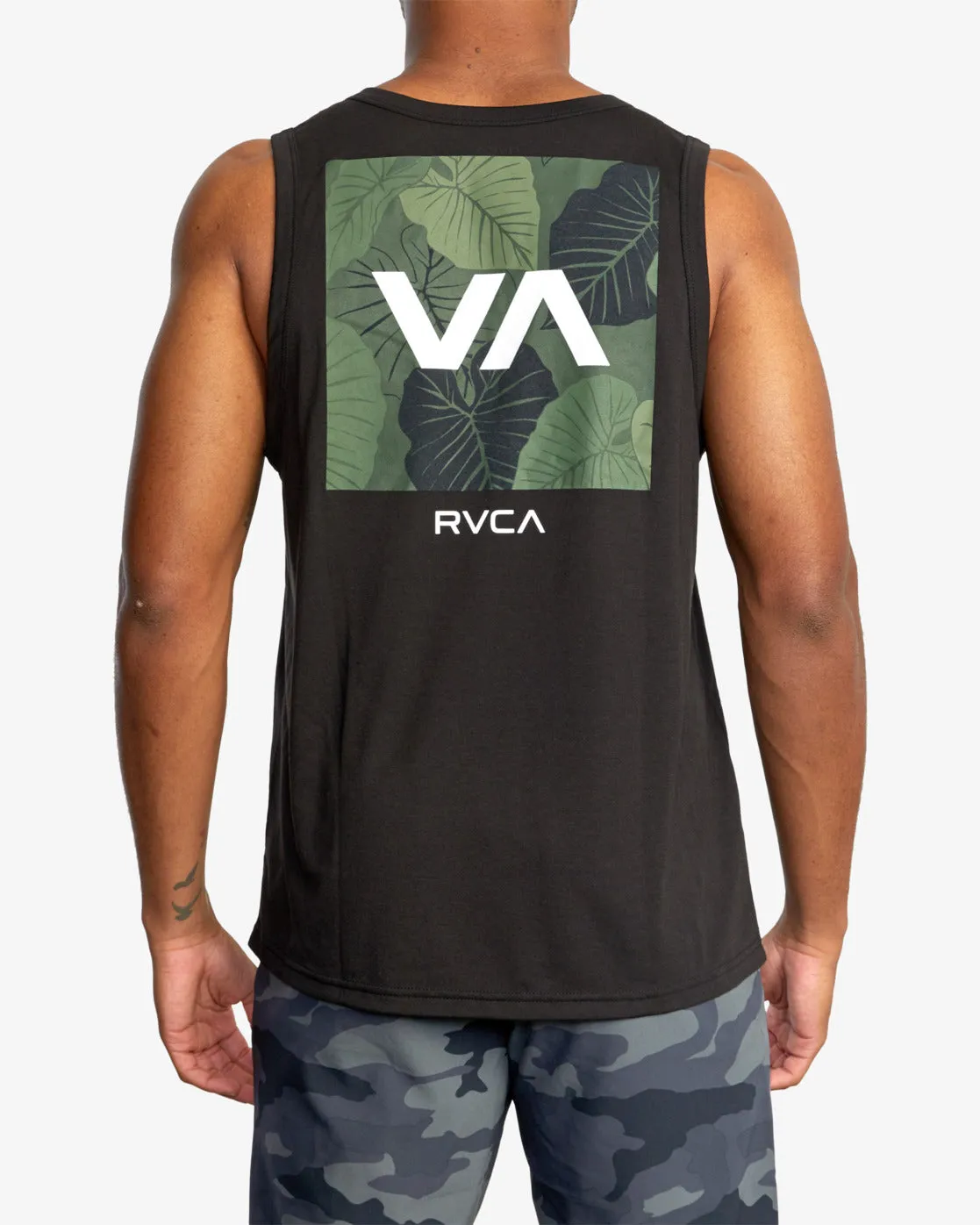 Hawaii Va Box Fill Tank Top - Black