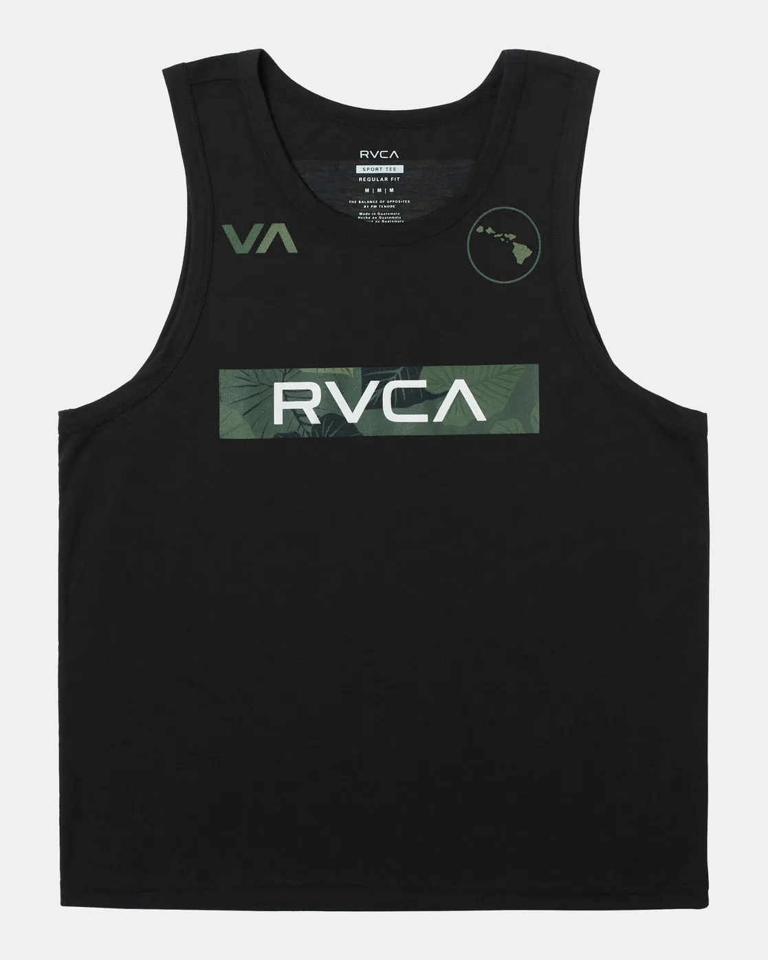 Hawaii Va Box Fill Tank Top - Black