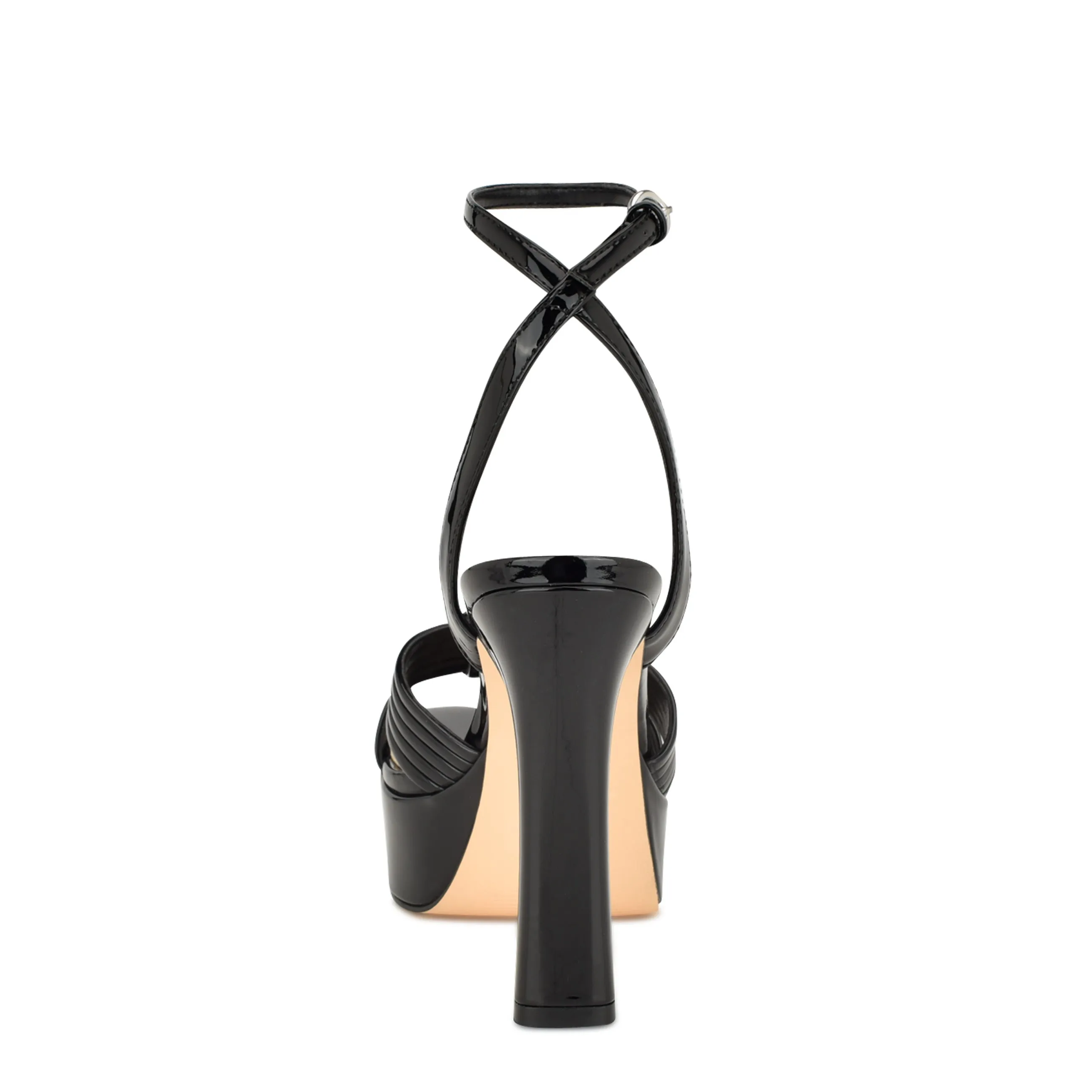 Irna Platform Ankle Strap Knotted Sandals