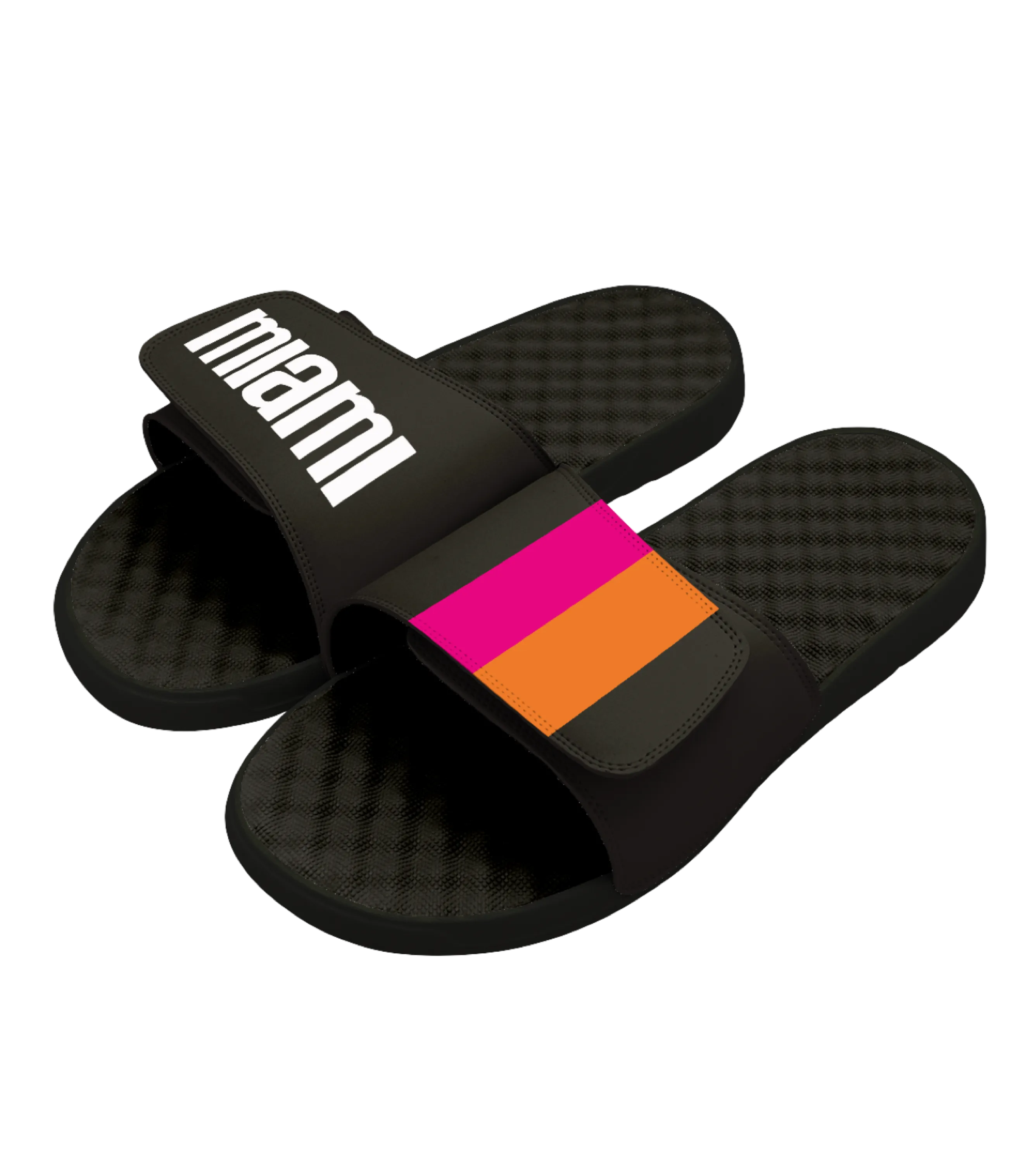 Islide Miami Floridians Black Sandals