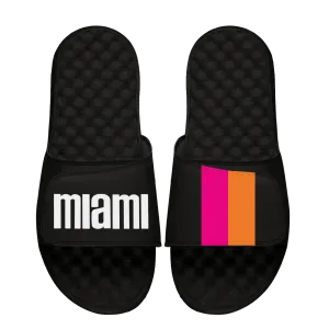 Islide Miami Floridians Black Sandals