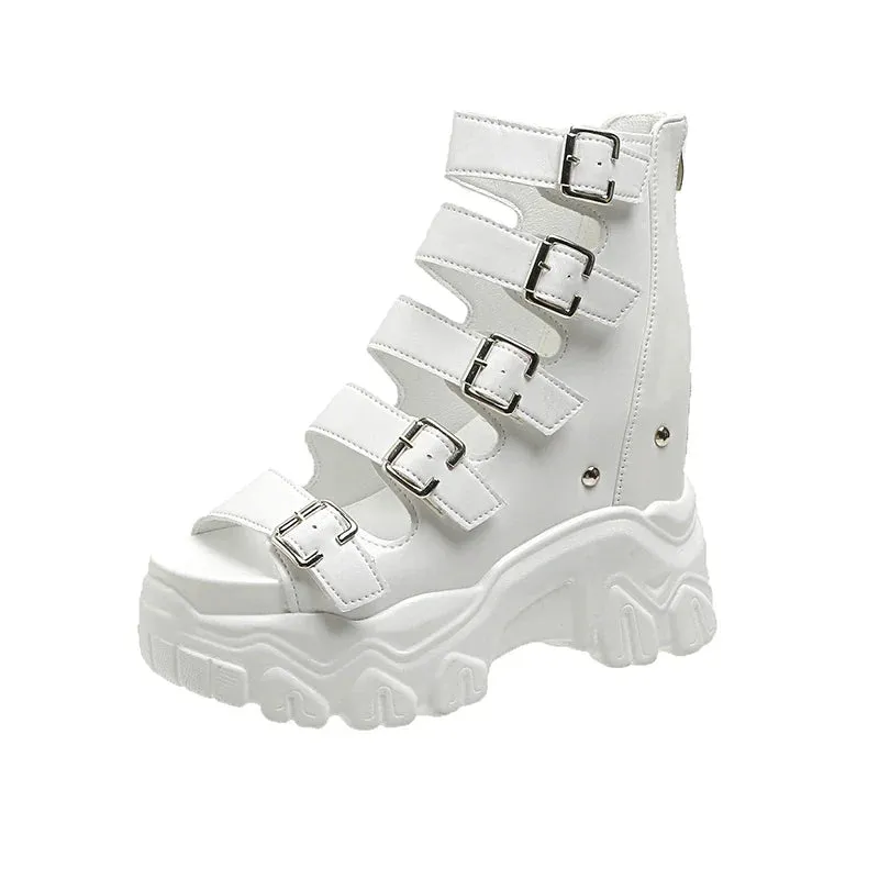 Joskaa 2024 New Chunky Gladiator Sandals