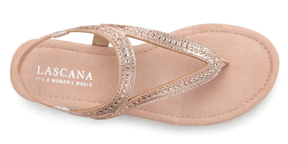 Lascana T-strap sandals, gold